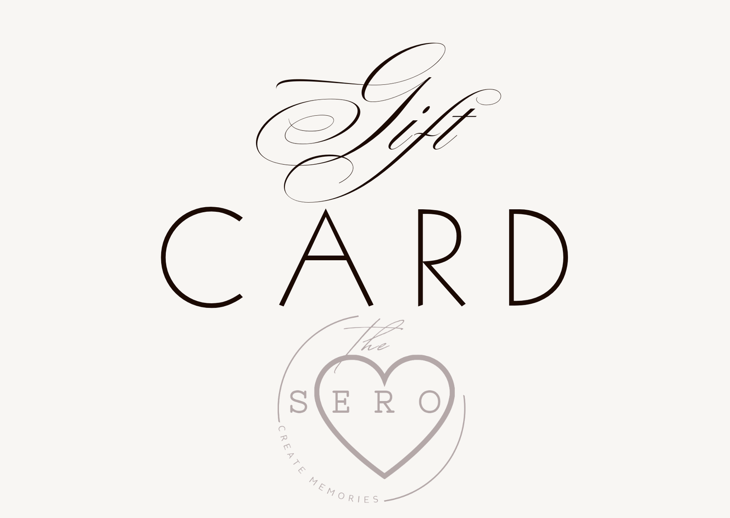 The Sero Gift Card