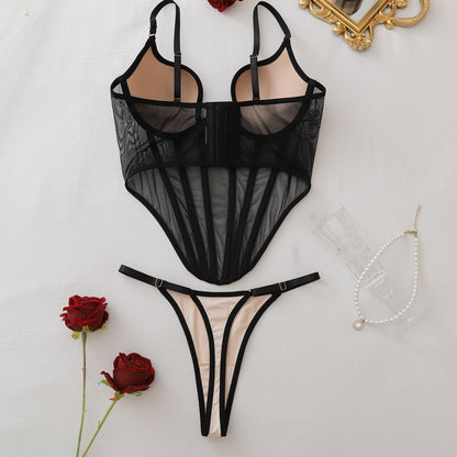 NOIR & IVORY BODYSUIT
